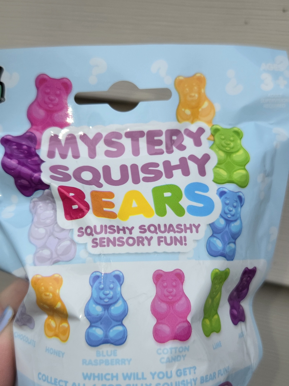 NEW RMS Mystery Squishy GUMMY BEAR Fidget Toy Mystery Pack Of 1